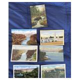 Vintage postcards of bridges