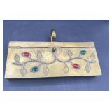 Vintage Brass finger trinket box holder