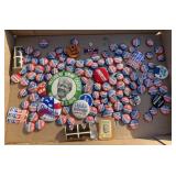 Huge amount of political buttons
