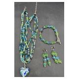 Vintage necklace/bracelet/earrings