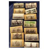 Large amount of vintage stereo optic viewer cards