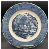 Currier & Ives 10ï¿½ gristmill plate