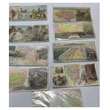 Large amount of vintage advertising coffee cards