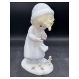 Precious moment winter song, large figurine 6