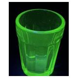 Green uranium toothpick holder