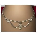 Costume rhinestone necklace