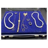 Costume, jewelry, and display case