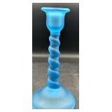 Tiffin #66 Satin twist steal candleholder