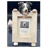 Border collie picture frame