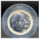 Currier & Ives royal Ironstone 10ï¿½ dinner plate