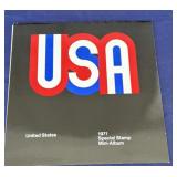 USA 1971 special stamp mini album with stamps
