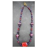 Vintage Dichroic necklace