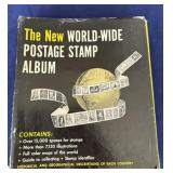 The new worldwide postage stamp album some stamps