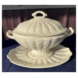Vintage ironstone Staffordshire Soup Tureen