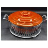 Vintage Casserole bowl and holder