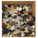 Large amount of vintage buttons