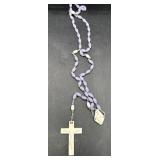 Unusual 1940s/50s molded plastic rosary