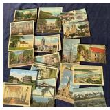 Large variety of vintage postcards