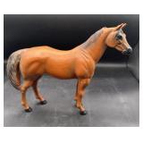 Blue ribbon, ranch horse figurine, plastic