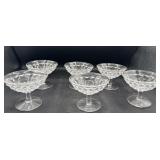American Fostoria set of six sherbets