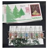 Vintage Christmas bubble lights two lights have