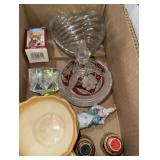 Collectible glassware box lot