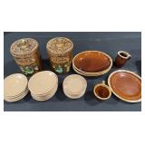 Hull dishes and miscellaneous canister