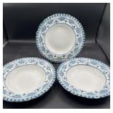 Hanley blue and white Super Bowl's 9 inch