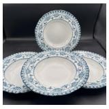 Hanley blue and white suit bowls 9'