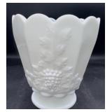 Westmorland Milk Glass large planter 6.5' t