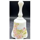 Fenton glass Bell music box hand painted/signed