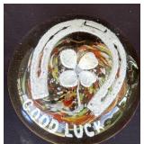 Art Glass good luck paperweight