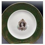 Queen Elizabeth silver Jubilee dinner plate