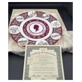 Queen Elizabeth Rose Garden large plate