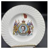 Queen Elizabeth silver Jubilee plate 7 inch
