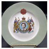 Queen Elizabeth silver Jubilee plate original