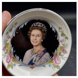 Queen Elizabeth silver Jubilee coaster