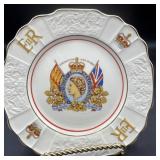 Queen Elizabeth coronation plate 6.5 inch wide