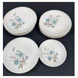 Mid-century modern dinner plates
