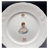 Royal coronation 1902 9 inch plate