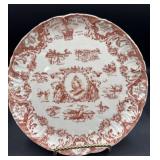 Queen Victoria 9 inch dinner plate plate does