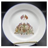 King George Silver Jubilee bread plate