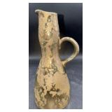 Weeping gold pitcher 6.5 inch tall