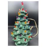 Vintage small ceramic Christmas tree missing one