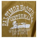 Willard Ohio B&O Centennial Railroad jacket small