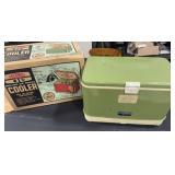 Vintage , thermos cooler and original box