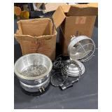 Vintage heat lamp/popcorn popper