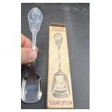 Queen Elizabeth, silver jubilee sugar spoon inbox