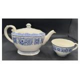 Wedgwood teapot/cup teapot does have chip on them