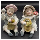 Pair of porcelain figurines